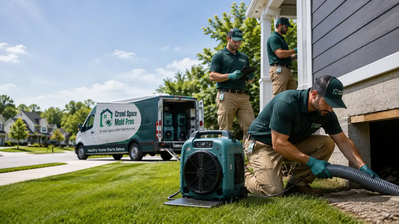 Crawl Space Mold Removal in Brussels, IL